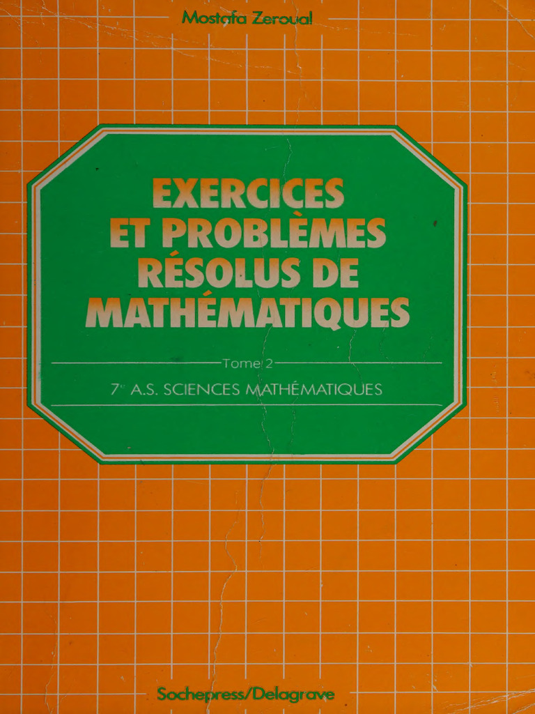 Exercices Résolus de Mathématiques 7° AS | PDF | Mathématiques | Demande