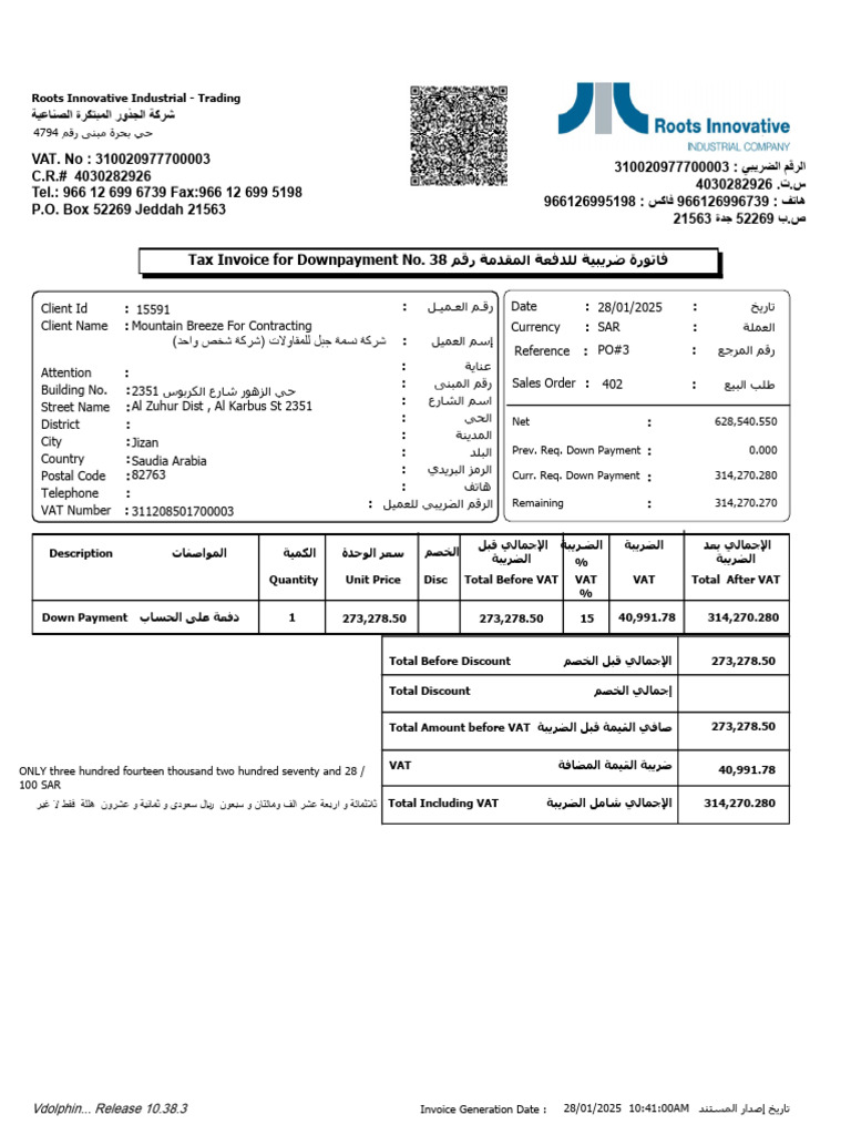 DP Invoice 38 | PDF