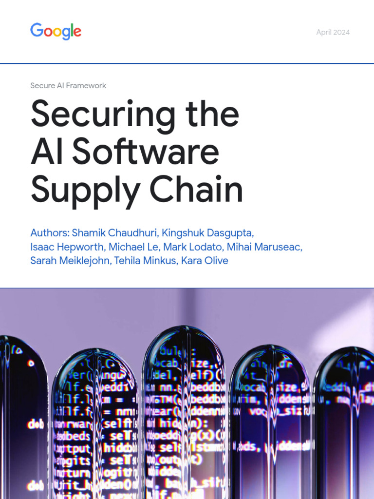 Securing the AI Software Supply Chain | PDF | Artificial Intelligence ...