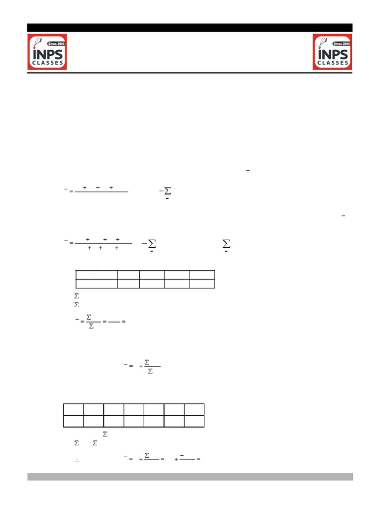 01.theory Statistics 601488 | PDF | Mode (Statistics) | Mean