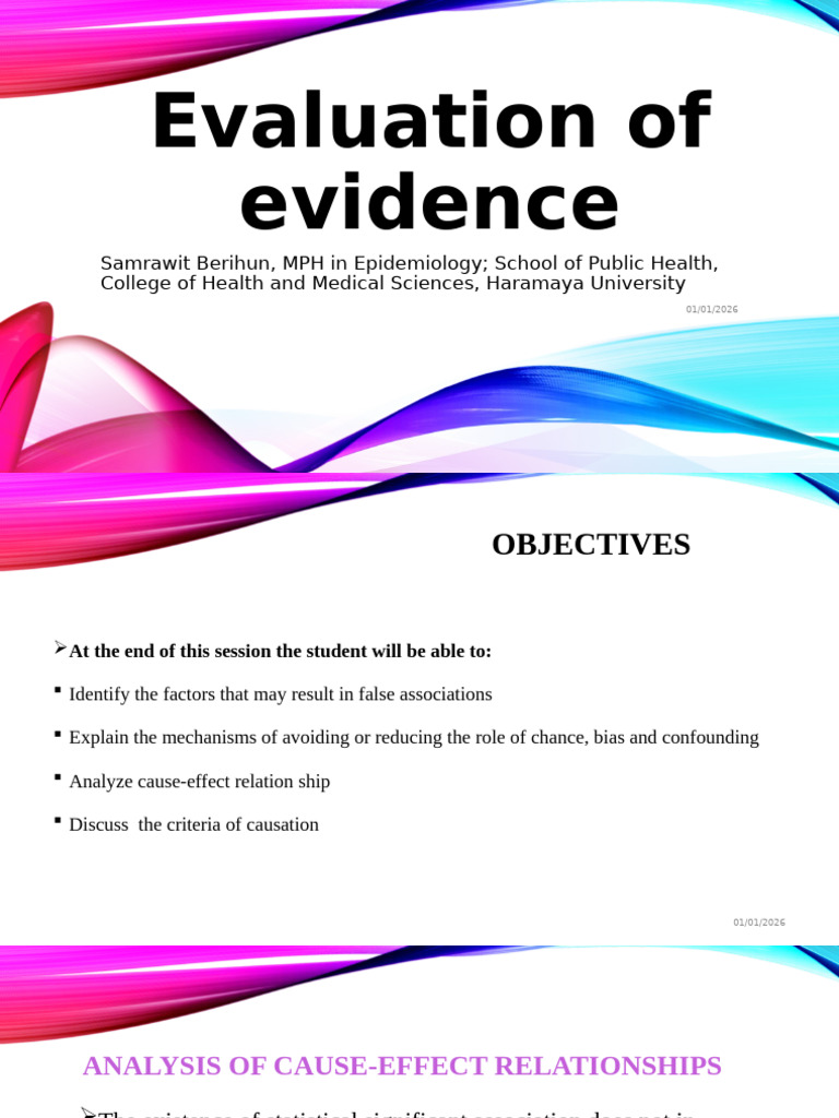 Evaluating Causation in Epidemiology | PDF | Causality | Validity ...