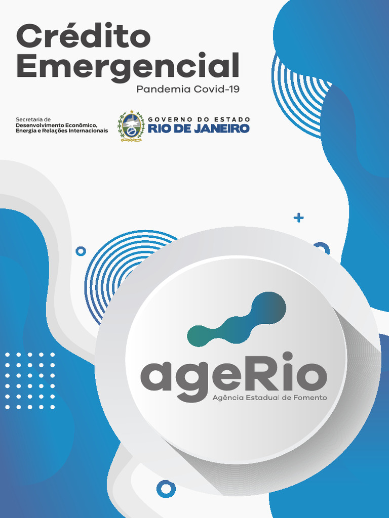 Cartilha AgeRio Crédito Emergencial 2020 | PDF | Crédito | Finanças e ...