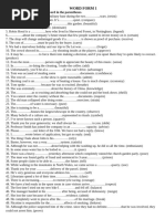 Sentence Completion Exercises | PDF