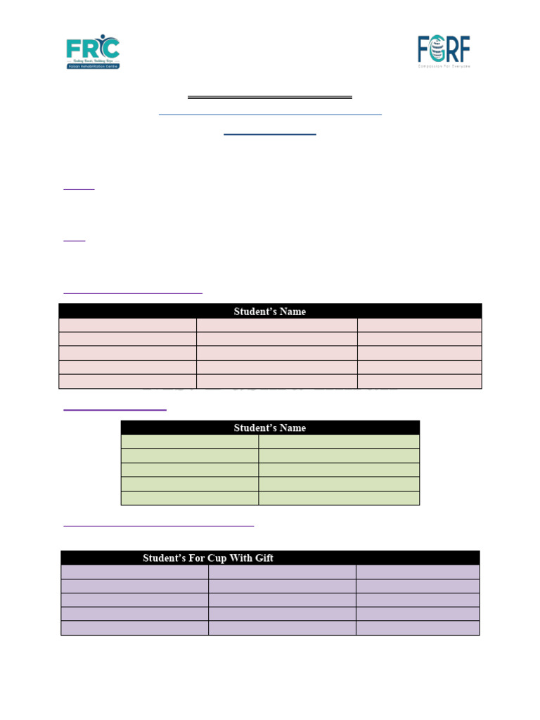 Event Schedule | PDF