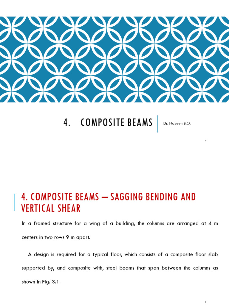 Composite Beams: Bending & Shear Analysis | PDF