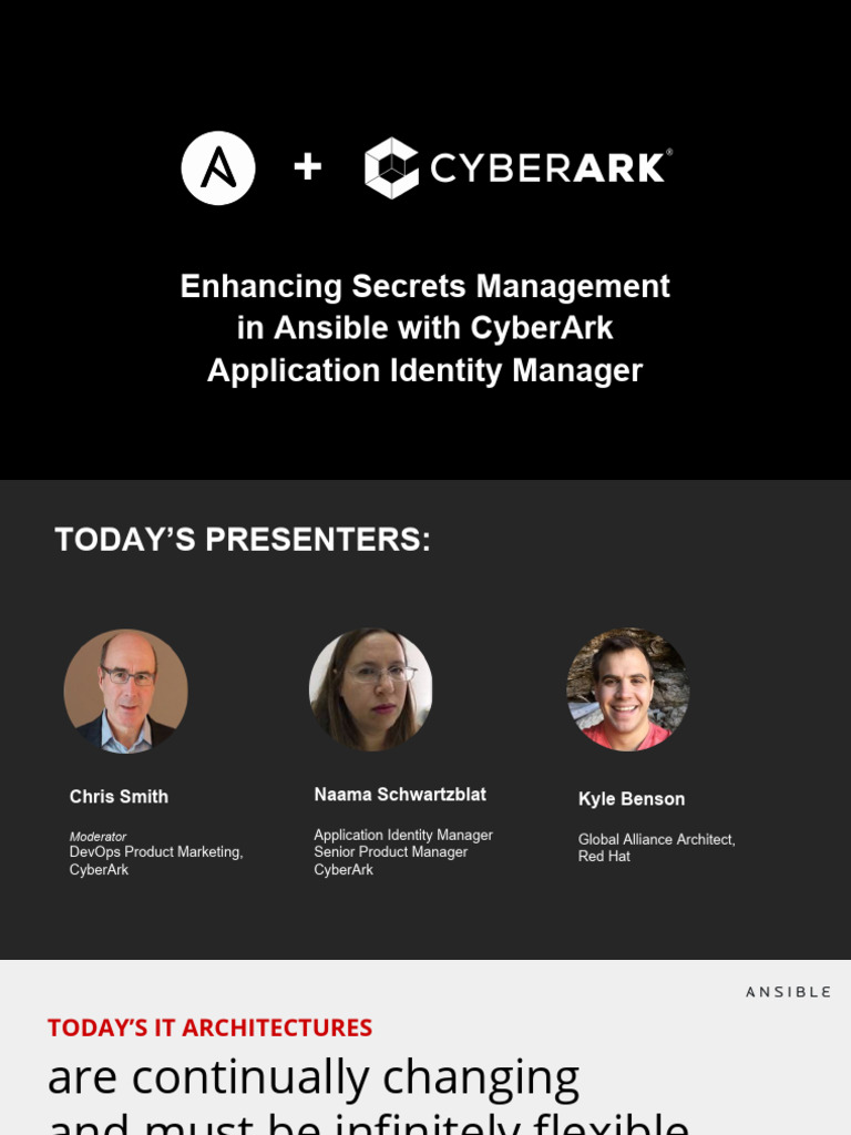 CyberArk Secrets Management in Ansible | PDF | Cloud Computing | Software