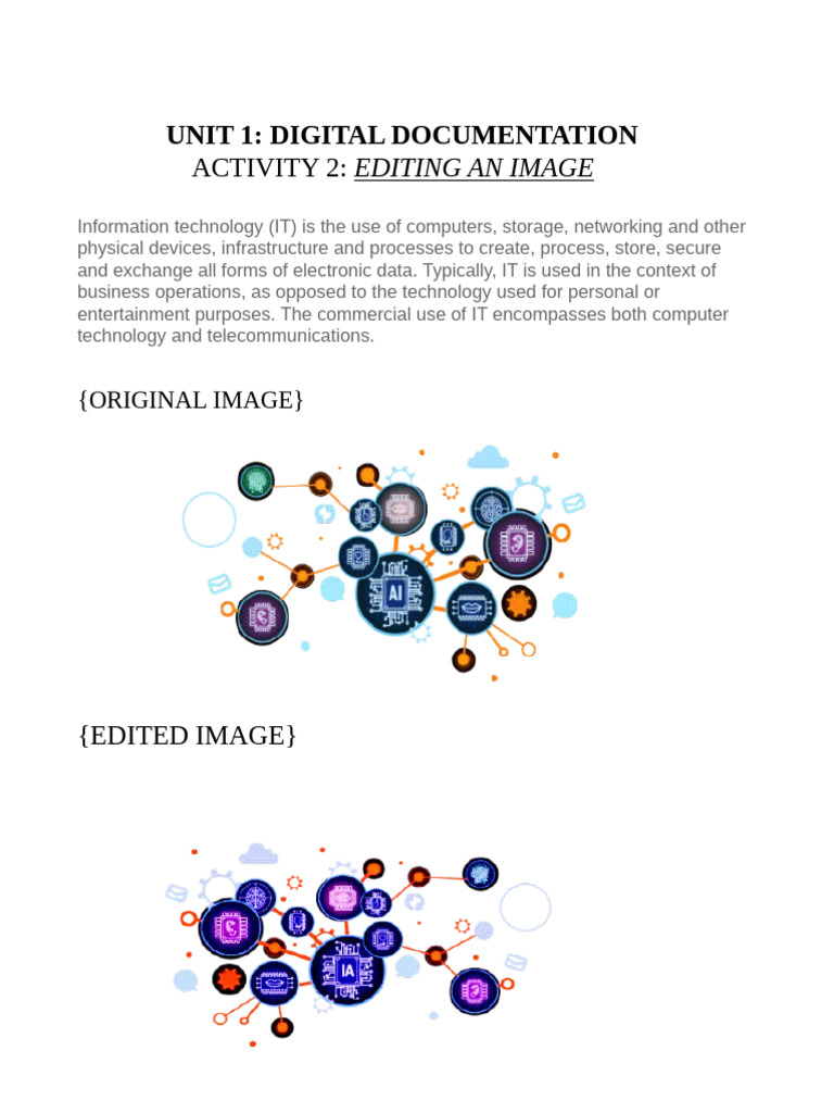 Image Editing in Digital Documentation | PDF