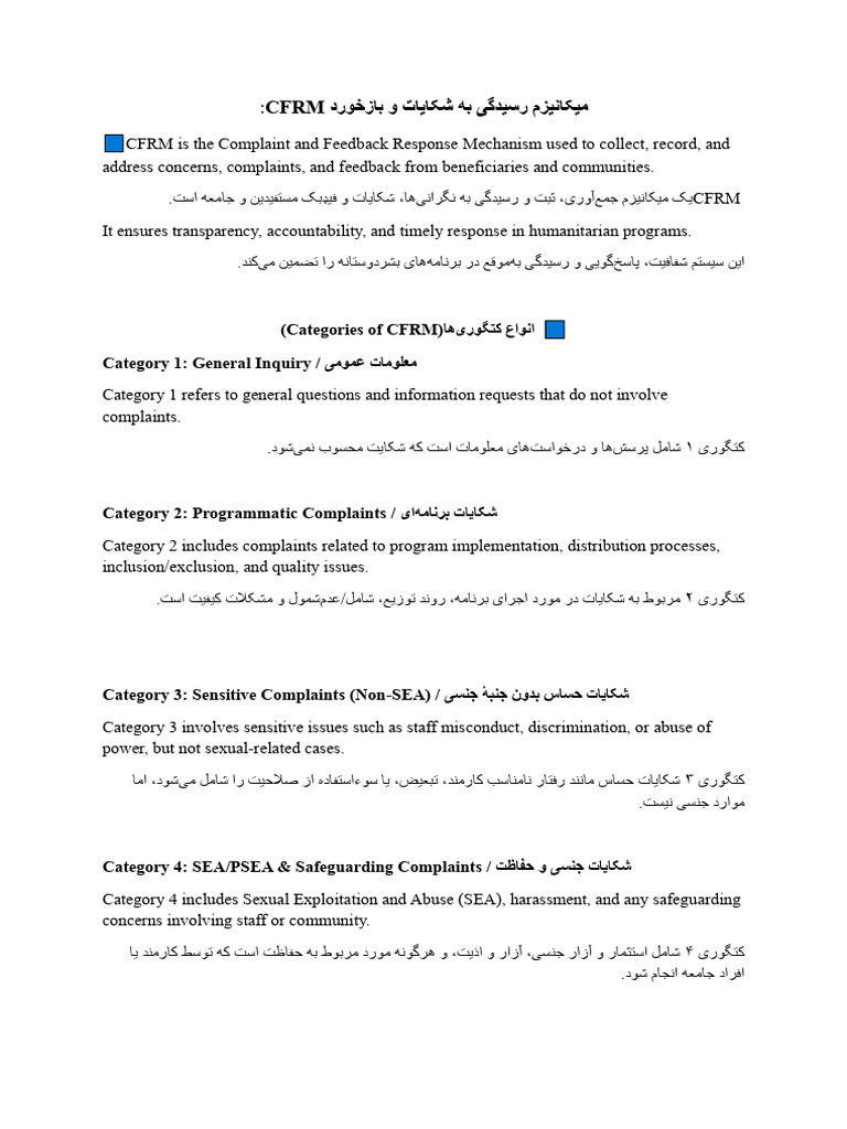 CFRMسی آف ار ام | PDF