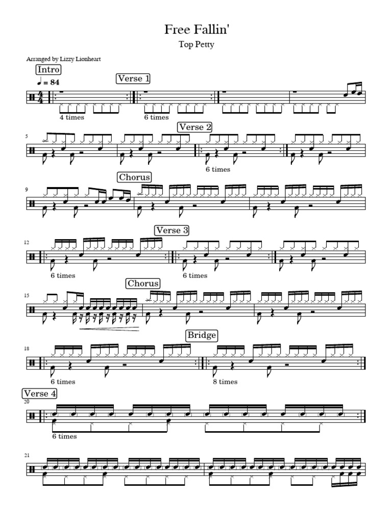 Song Arrangement for 