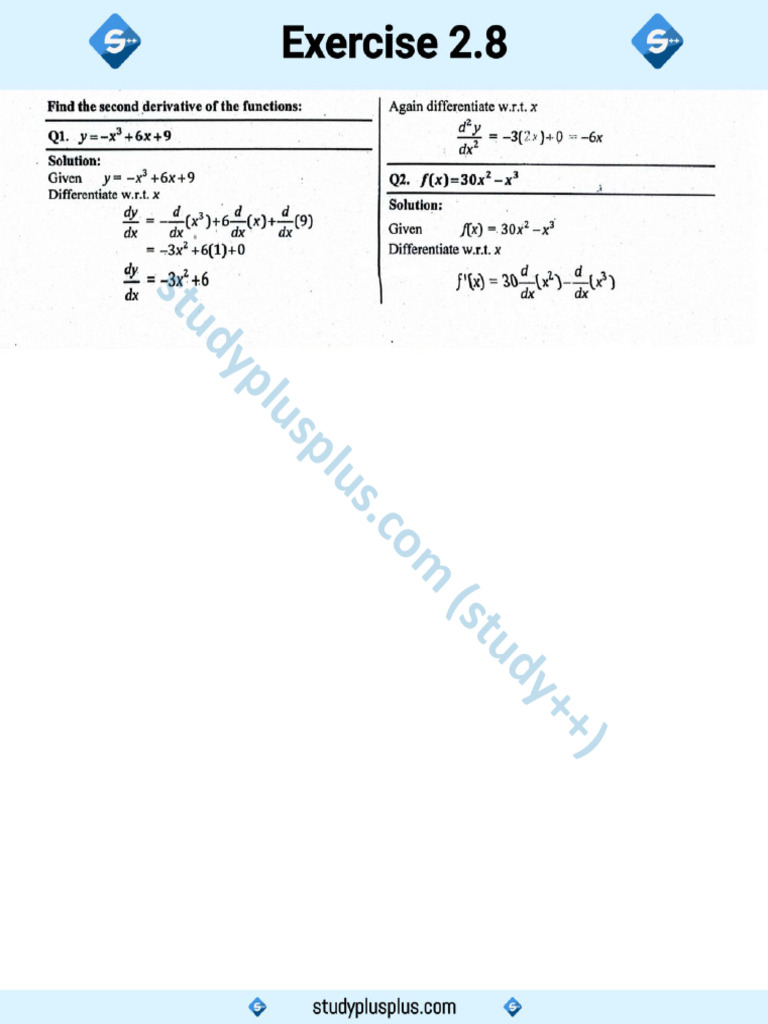 f12 Maths 2.8 | PDF