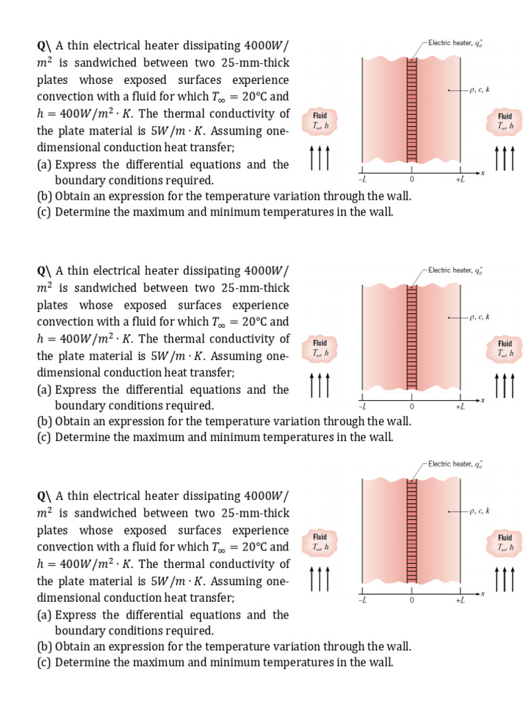 Heat Transfer Analysis of Electrical Heater | PDF