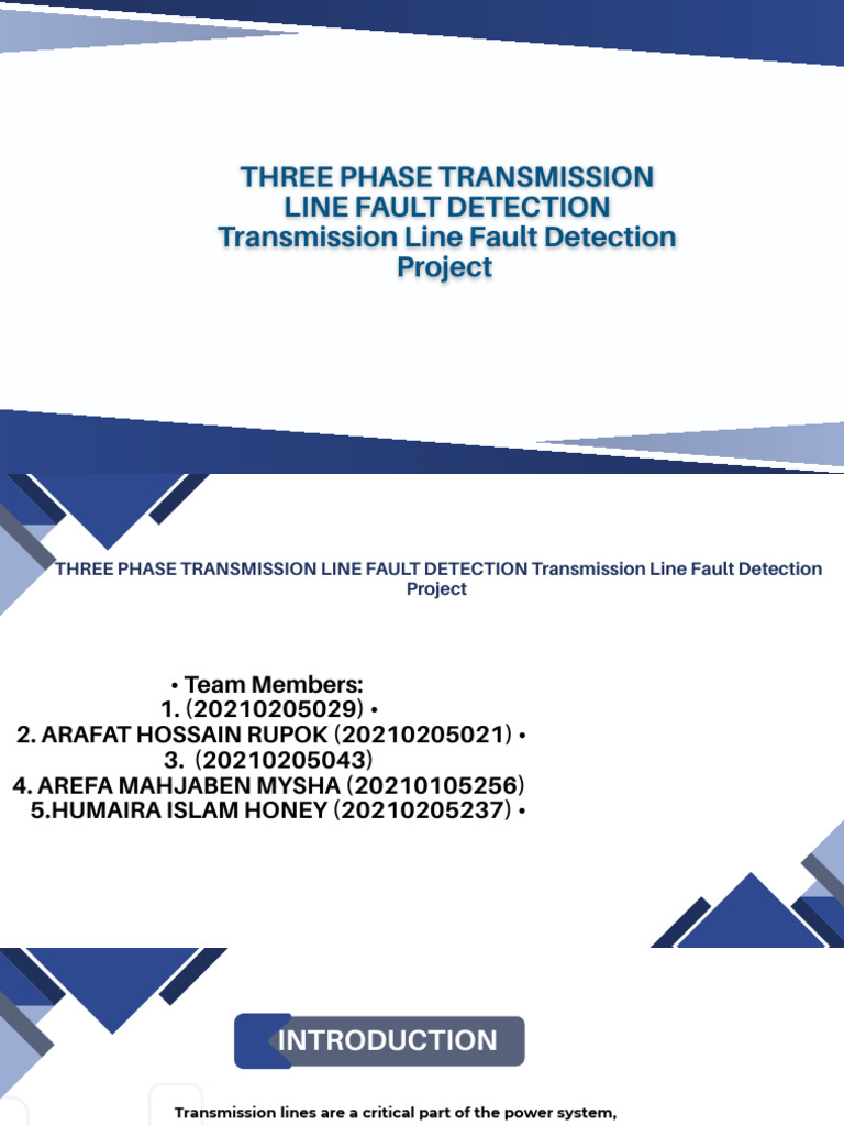 Three-Phase Line Fault Detection System | PDF | Rectifier | Power Supply