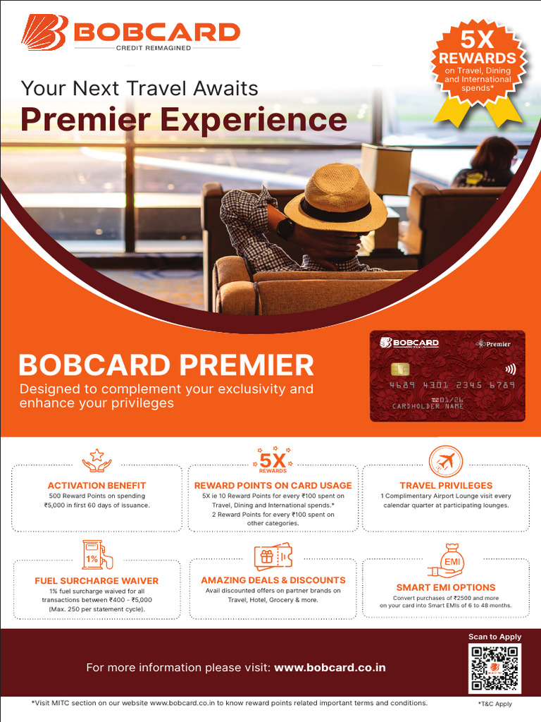 BOBCARD Premier CARD | PDF | Loyalty Program | Credit Card