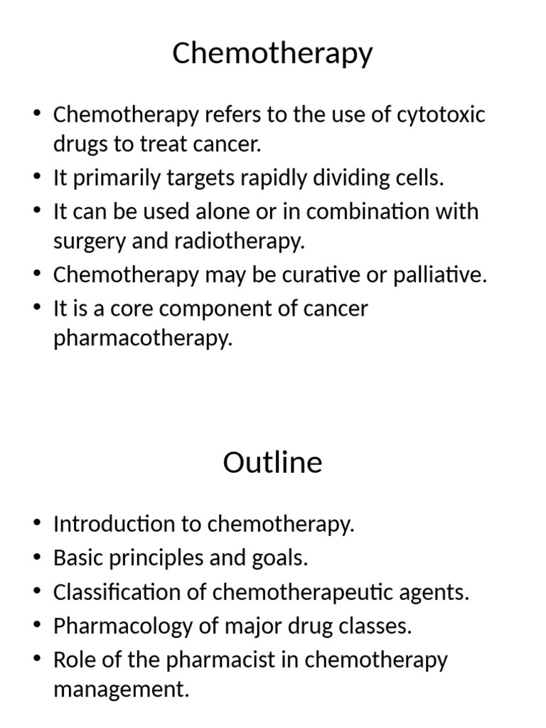 Understanding Chemotherapy: A Comprehensive Guide | PDF | Chemotherapy ...