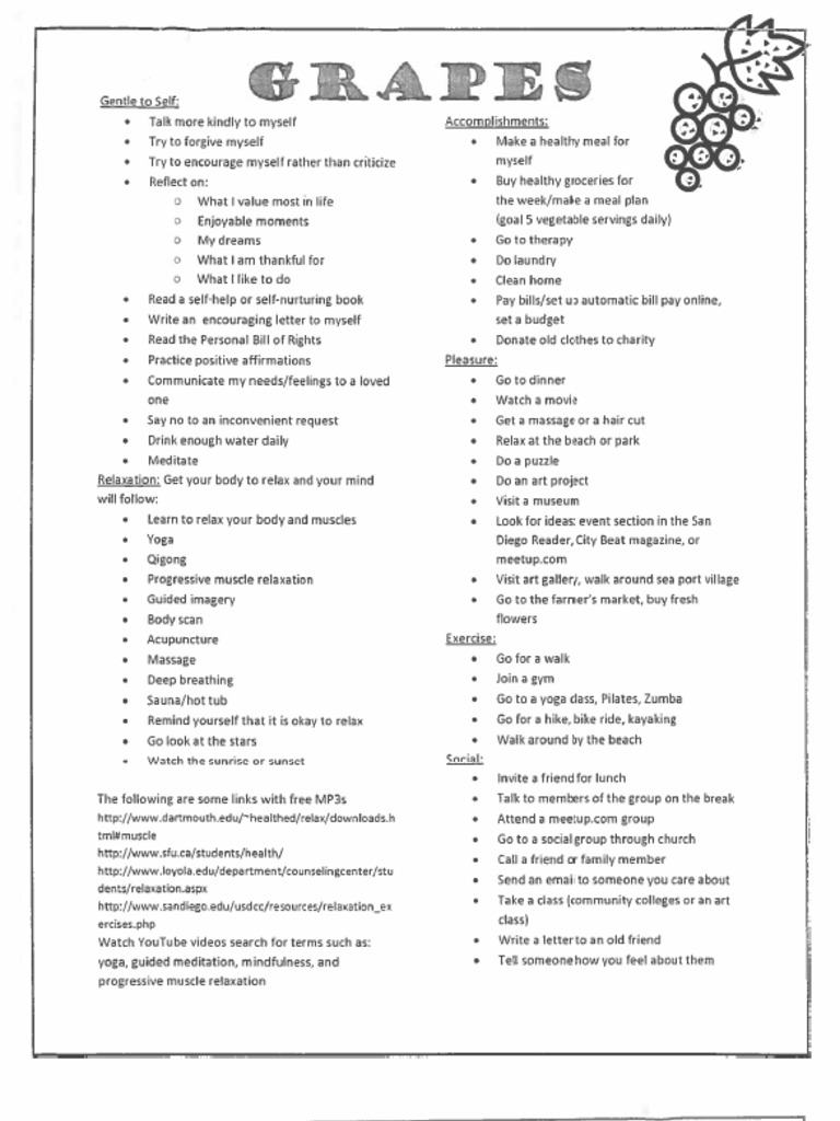 Handout Grapes | PDF