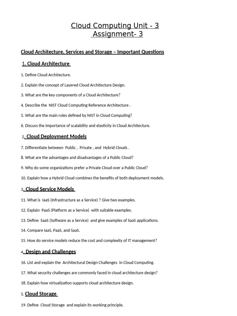 Cloud Architecture and Storage Insights | PDF