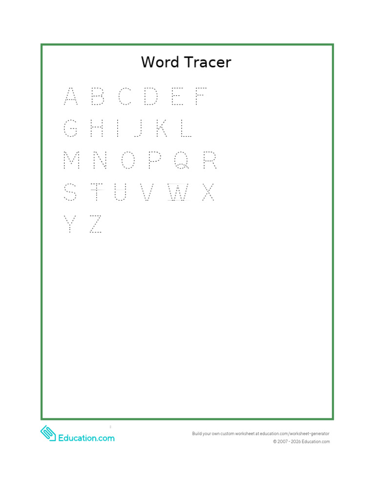 Custom Worksheet Generator Tool | PDF
