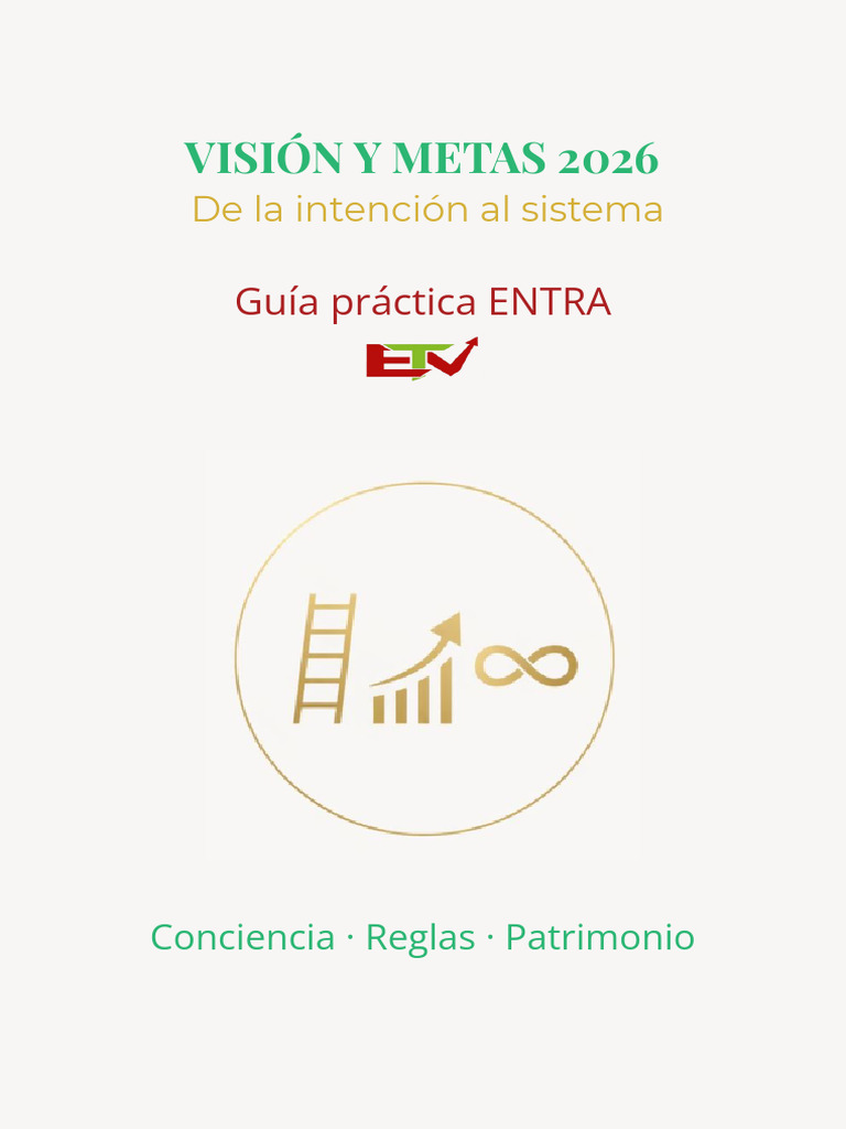 Guía E12: Visión y Metas Financieras 2026 | PDF | Conceptos psicologicos