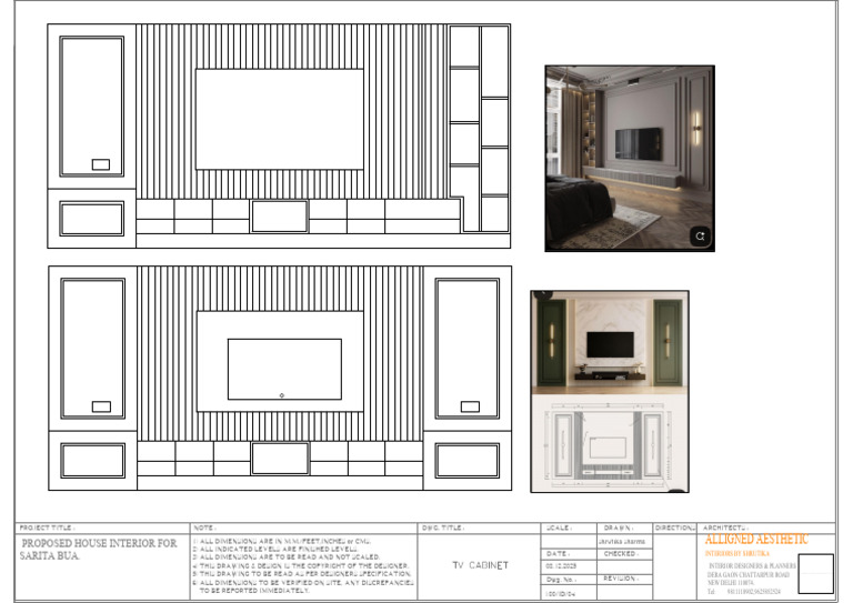 Proposed Interior Design for Sarita Bua | PDF