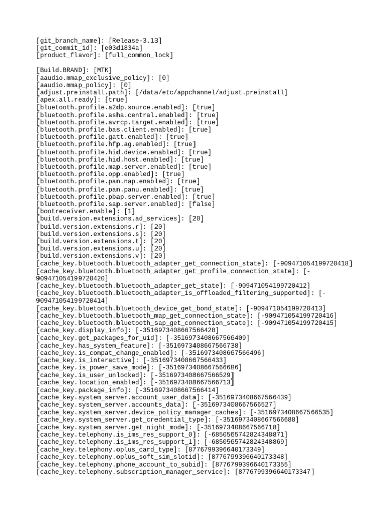 Android Build Configuration Details | PDF | Mobile Technology | Java ...