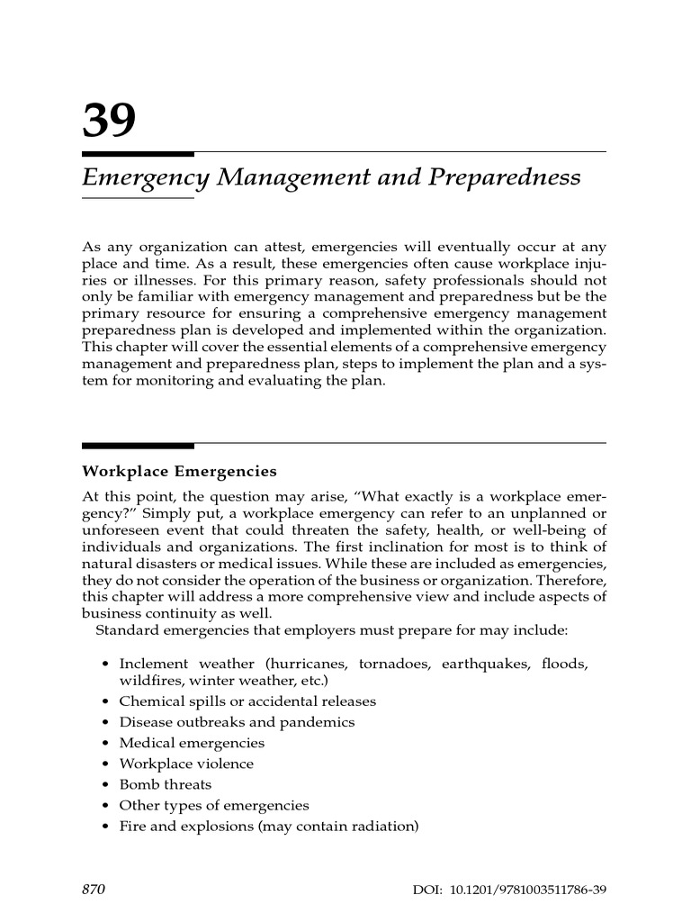 Comprehensive Emergency Management Guide | PDF | Emergency Management ...
