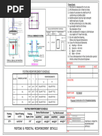 Footing Layout and Structural Details | PDF | Architectural Design ...