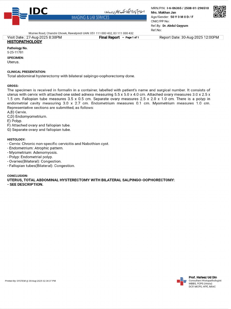 Patient Report PDF | PDF