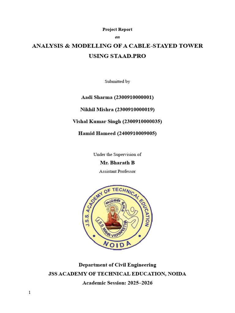 Mini Project 5th Sem | PDF | Structural Load | Bending