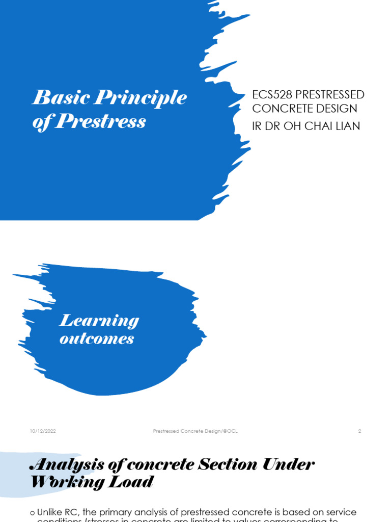 Prestressed Concrete Stress Analysis Guide | PDF | Beam (Structure ...