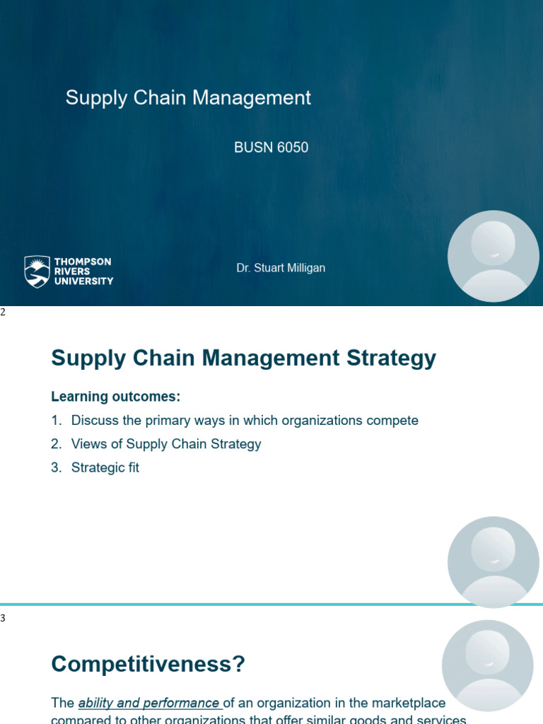 Supply Chain Management Strategies Explained | PDF | Supply Chain ...
