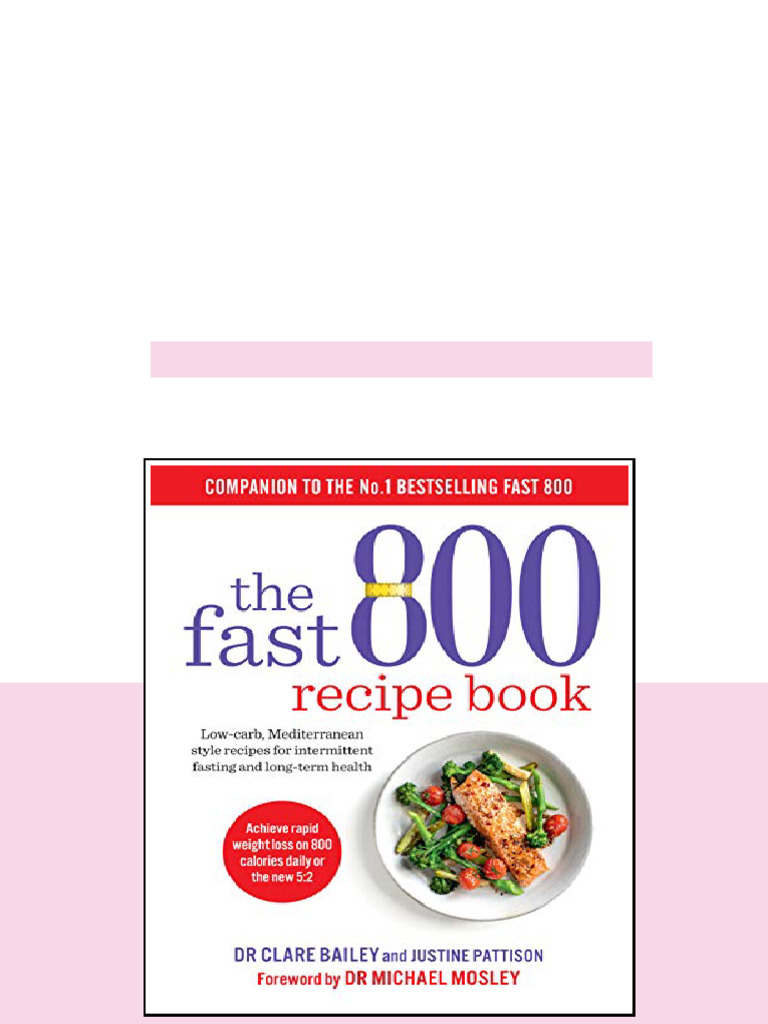 The Fast 800 Recipe Book Lowcarb Mediterranean Style Recipes For ...