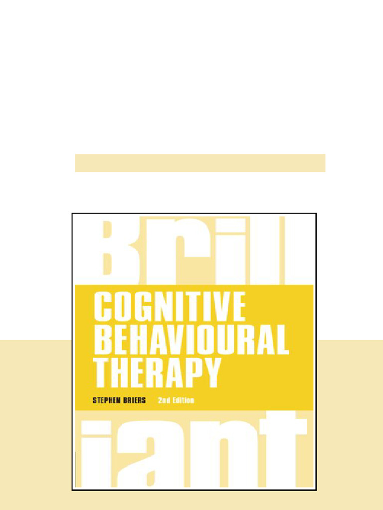 Brilliant Cognitive Behavioural Therapy Brilliant Business 2nd Edition ...