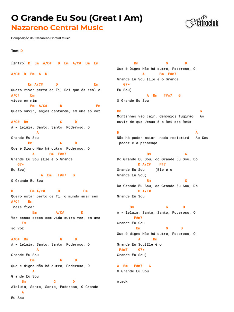 Letra da Música 