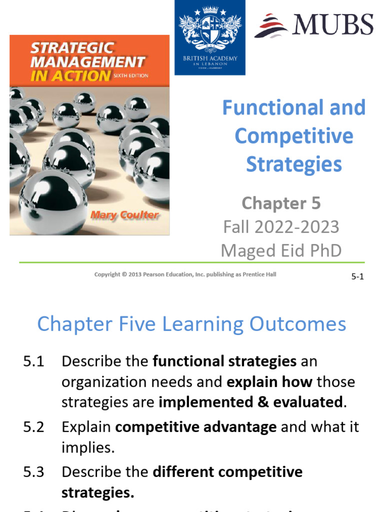 Functional and Competitive Strategies Overview | PDF | Strategic ...