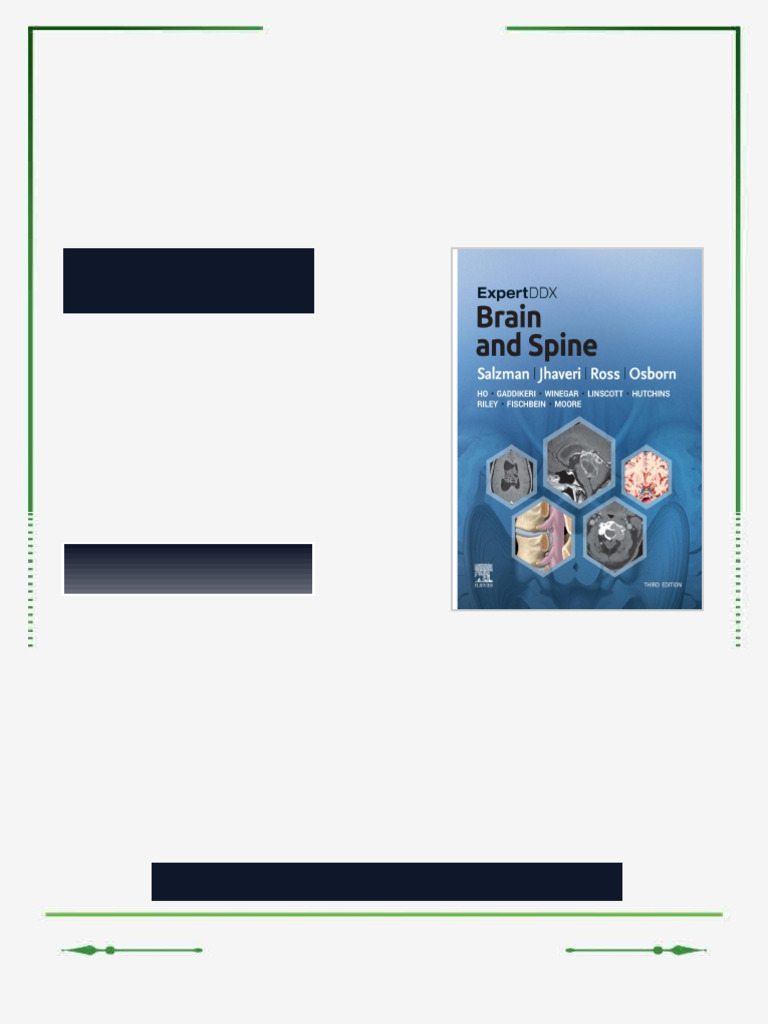 ExpertDDx Brain and Spine 3rd Edition Karen L. Salzman Ebook Full