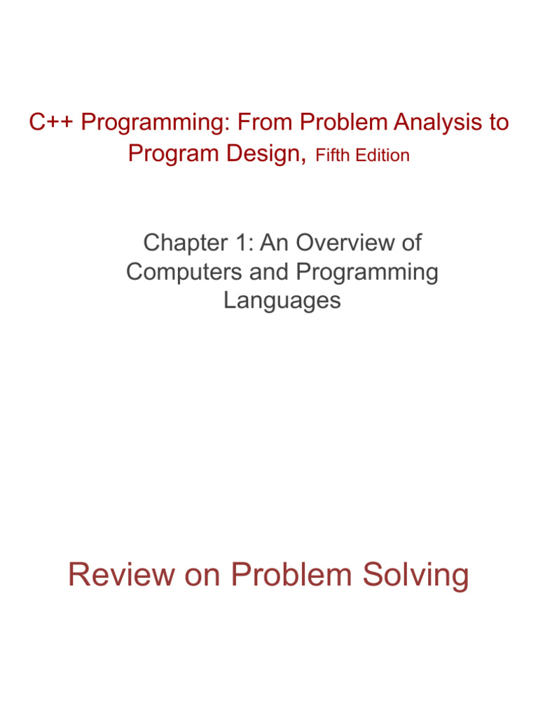 C++ Programming Overview and Flowcharts | PDF | Computer Data Storage ...
