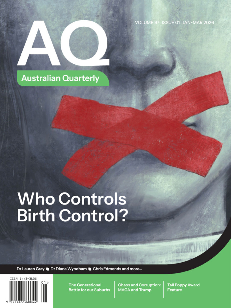 AQ Australian Quarterly - Vol 97 Issue 1, January-March 2026 | PDF ...