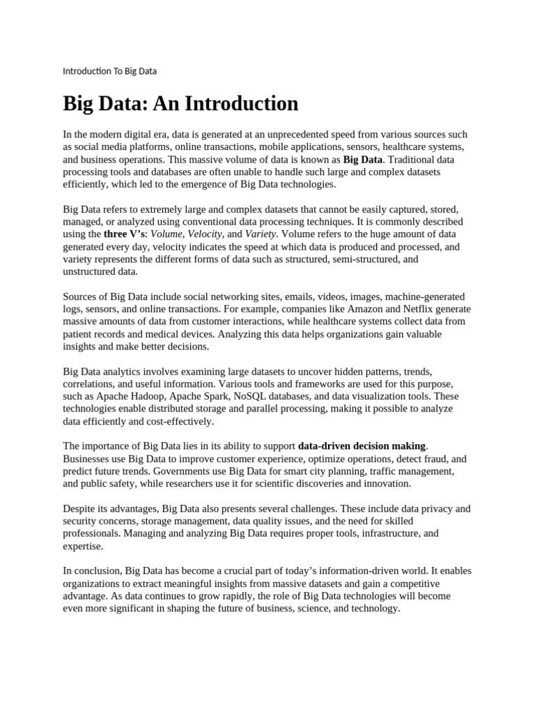 Understanding Big Data Fundamentals | PDF | Big Data | Data