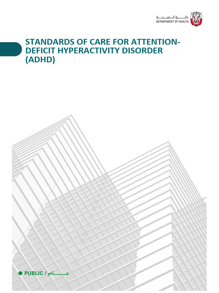 ADHD Care Standards for Healthcare Providers | PDF | Attention Deficit ...