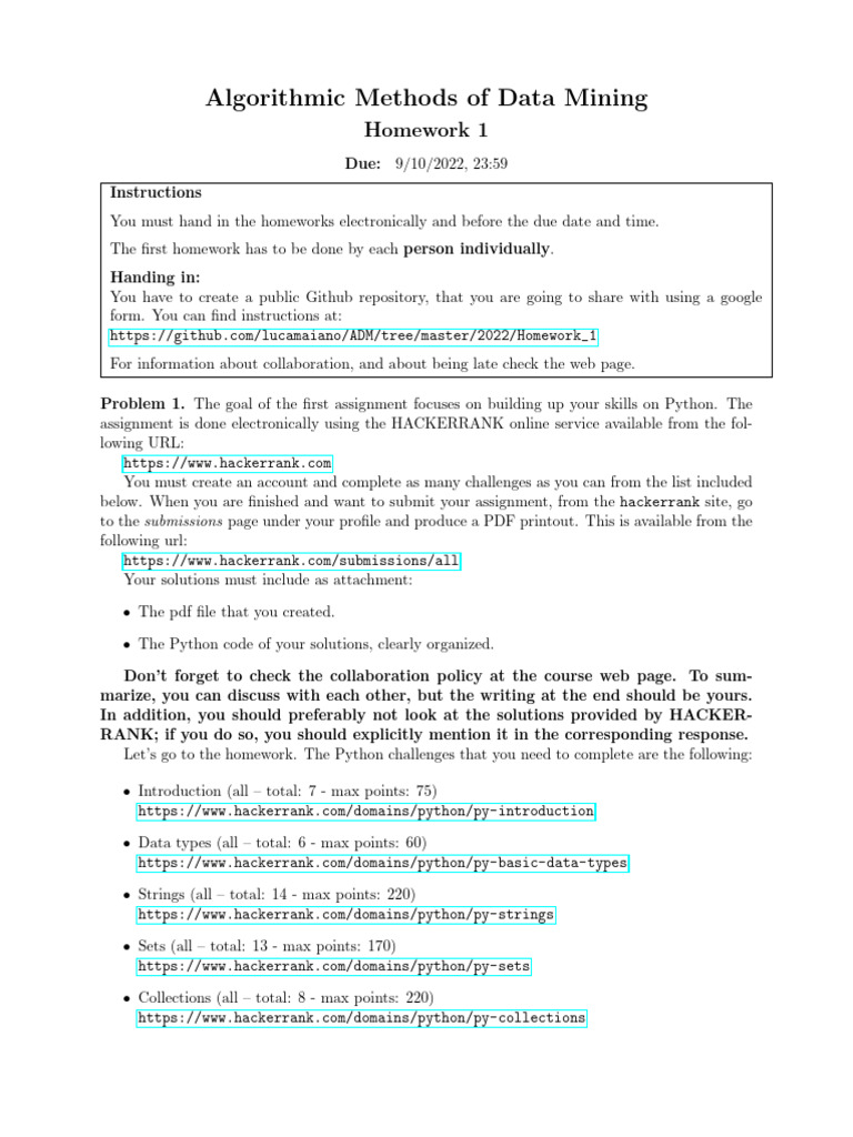 Python and Cloud Computing Homework | PDF | Python (Programming ...