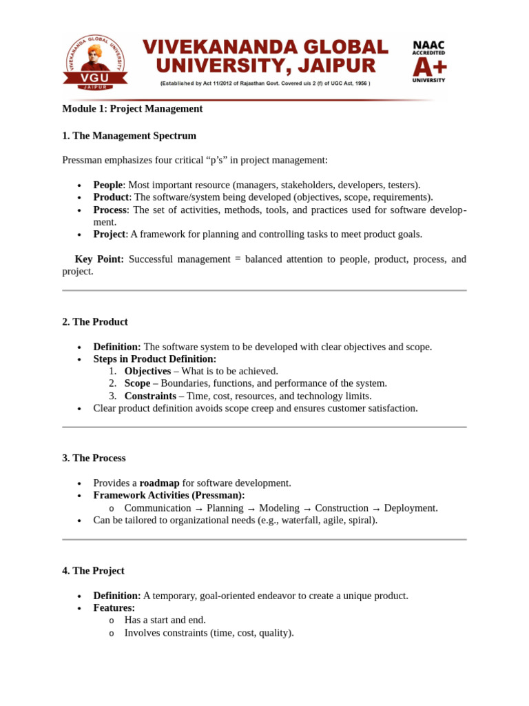 Project Management Essentials Overview | PDF