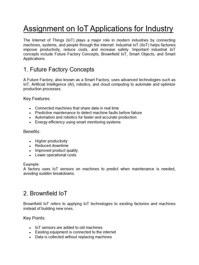 IoT Applications Transforming Industries | PDF | Internet Of Things ...
