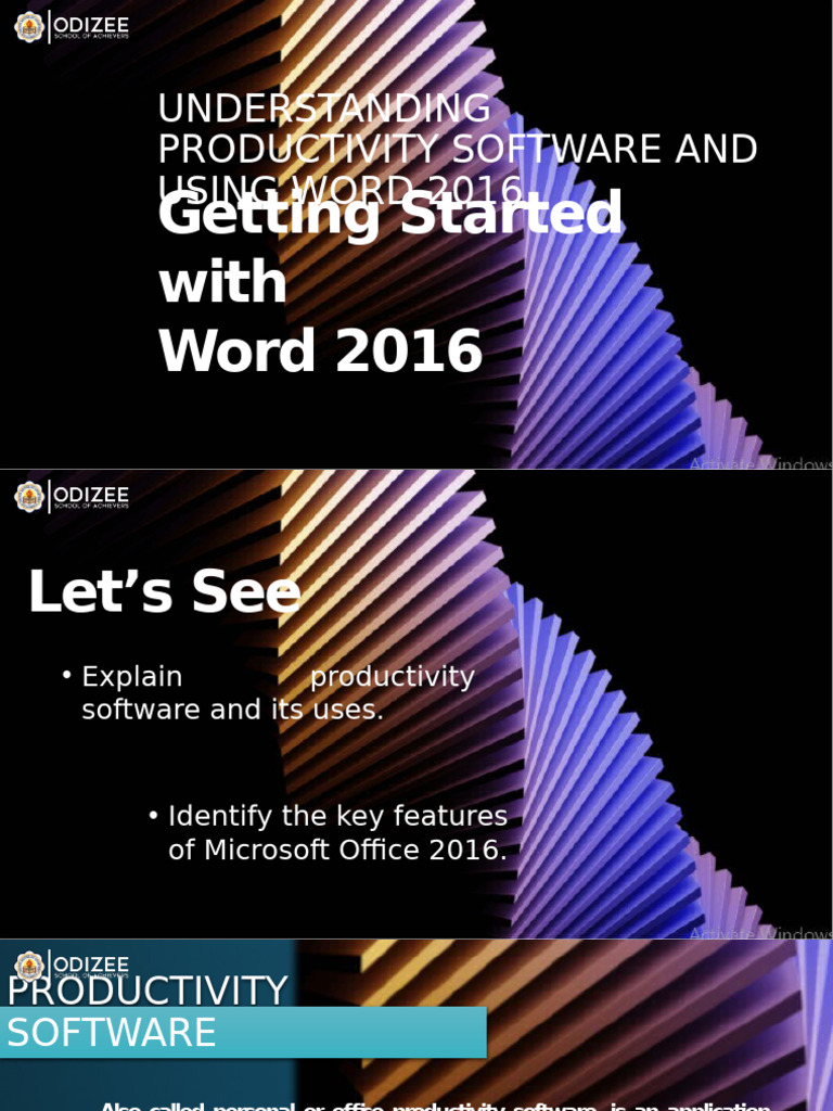 Getting Started With Word 2016(1) | PDF