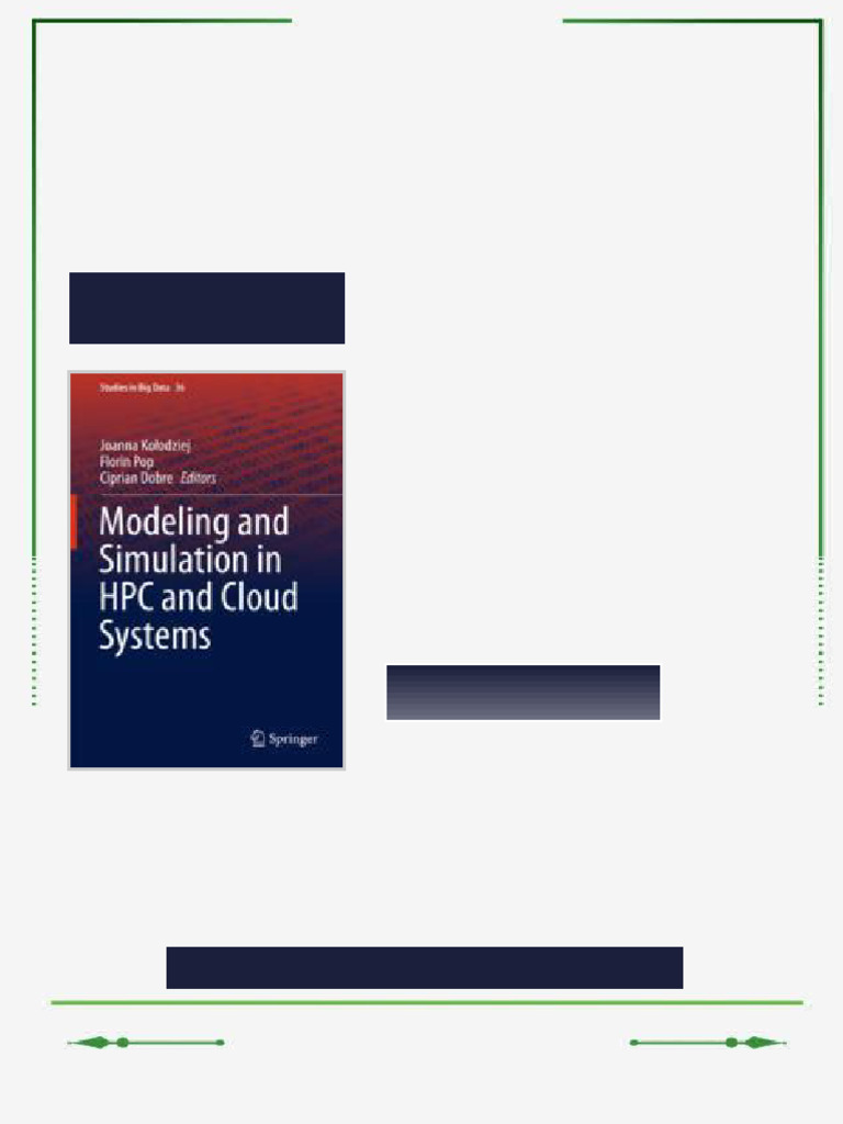 Modeling and Simulation in HPC and Cloud Systems 1st Edition Joanna ...