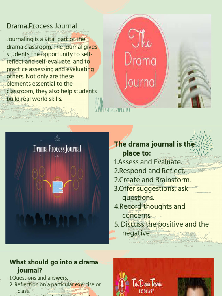 Essential Guide to Drama Journaling | PDF