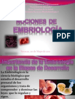 Nociones de Embriología 