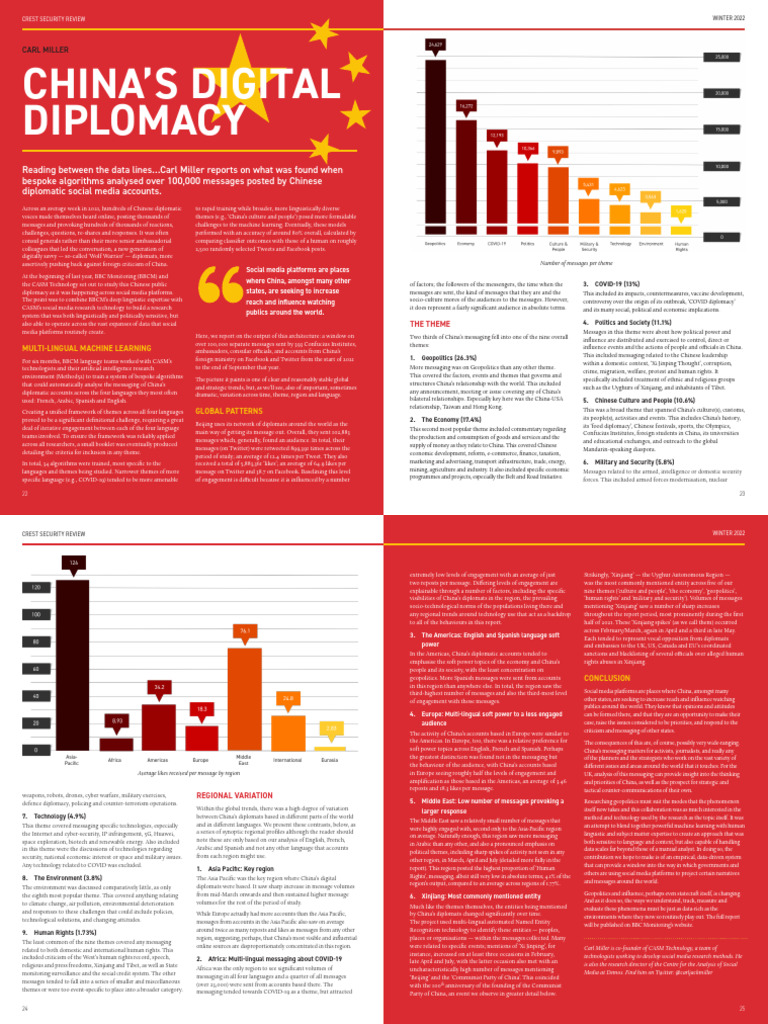 China's Digital Diplomacy Analysis | PDF | China | World Politics