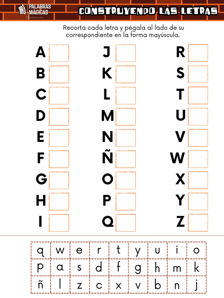 Actividades para aprender letras | PDF