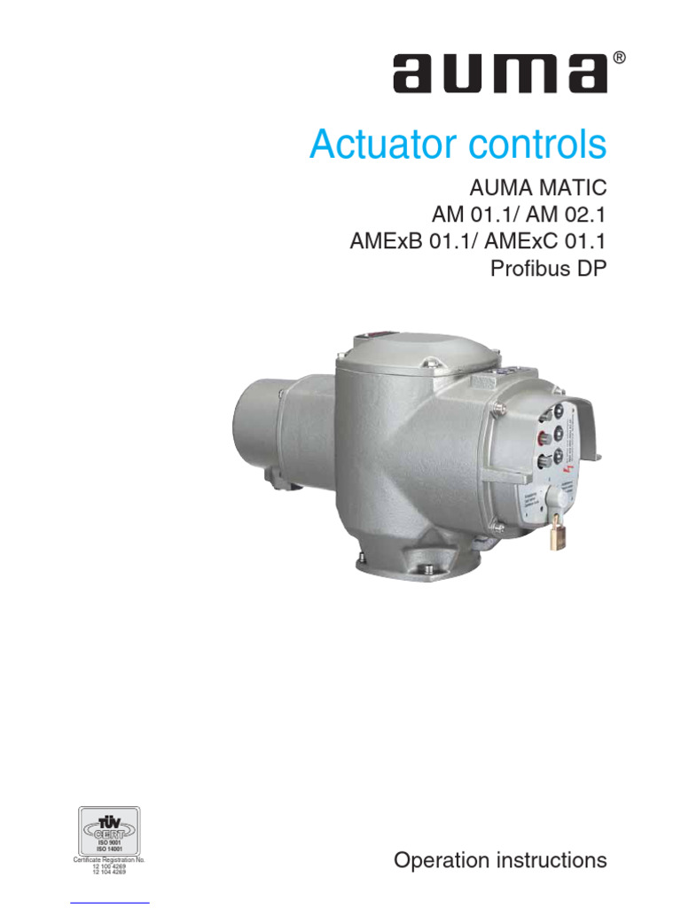 AUMA MATIC Actuator Control Guide | PDF | Electrical Connector ...