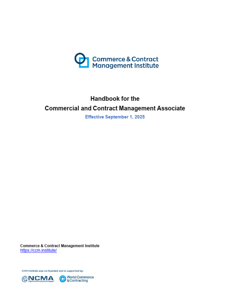 CCMA Certification Handbook 2025 | PDF | Identity Document | Certification